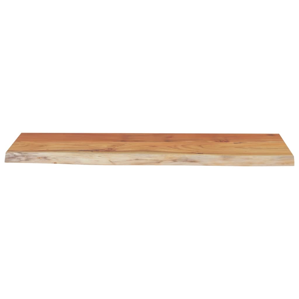 Wall Shelf 50x20x2.5 cm Rectangular Solid Wood Acacia Live Edge