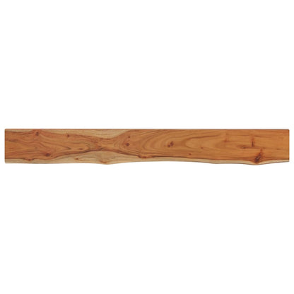 Wall Shelf 160x20x2.5 cm Rectangular Solid Wood Acacia Live Edge