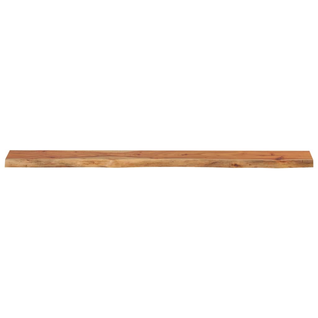 Wall Shelf 160x20x2.5 cm Rectangular Solid Wood Acacia Live Edge