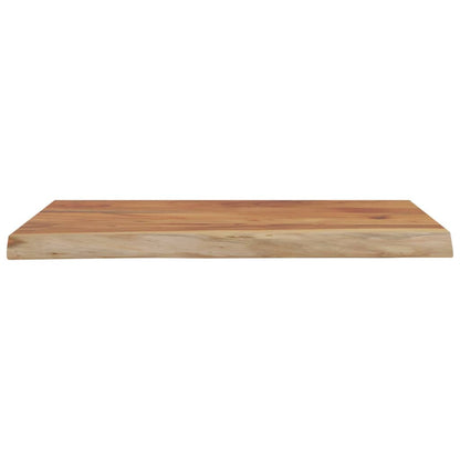 Wall Shelf 40x30x2.5 cm Rectangular Solid Wood Acacia Live Edge