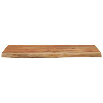 Wall Shelf 60x30x2.5 cm Rectangular Solid Wood Acacia Live Edge
