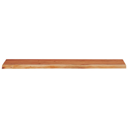 Wall Shelf 110x30x2.5 cm Rectangular Solid Wood Acacia Live Edge