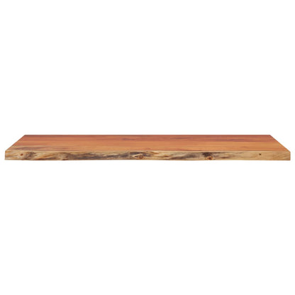 Table Top 80x40x2.5 cm Rectangular Solid Wood Acacia Live Edge