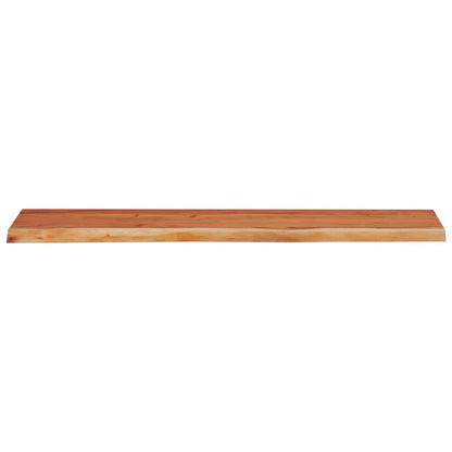 Table Top 120x40x2.5 cm Rectangular Solid Wood Acacia Live Edge