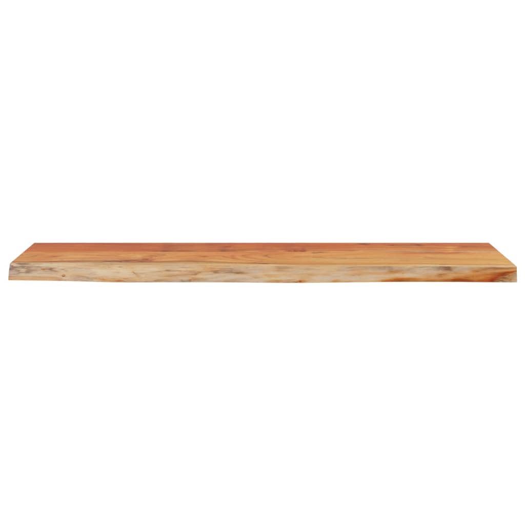 Table Top 160x40x2.5 cm Rectangular Solid Wood Acacia Live Edge