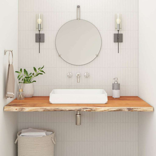 Bathroom Countertop 140x60x2,5 cm Rectangular Solid Wood Acacia