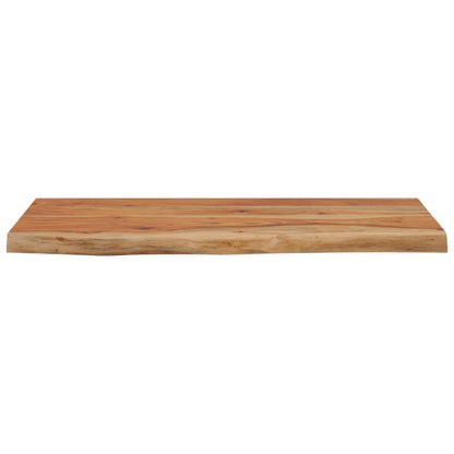 Wall Shelf 40x20x3.8 cm Rectangular Solid Wood Acacia Live Edge