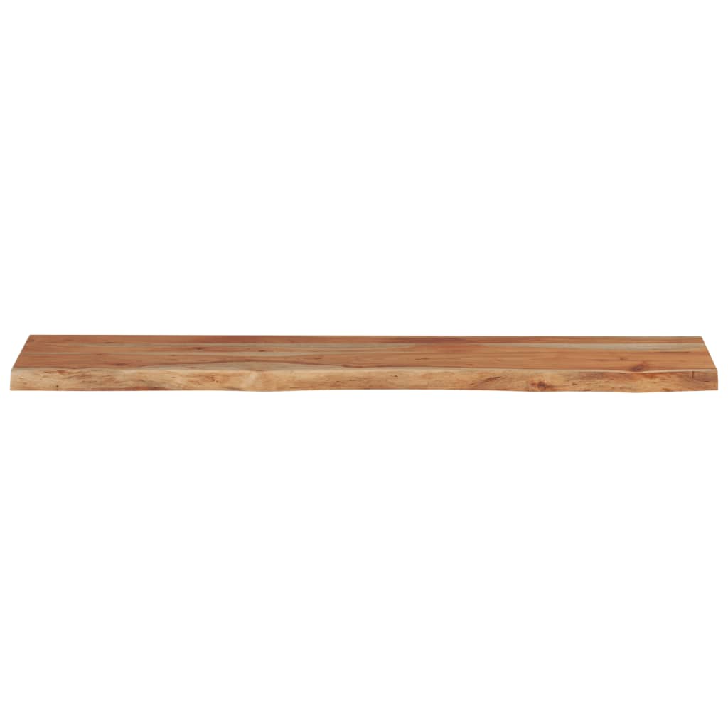 Wall Shelf 90x20x3.8 cm Rectangular Solid Wood Acacia Live Edge