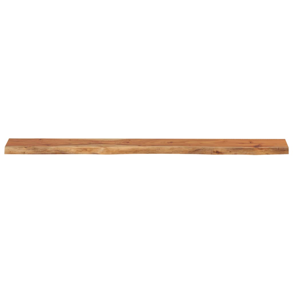 Wall Shelf 160x20x3.8 cm Rectangular Solid Wood Acacia Live Edge
