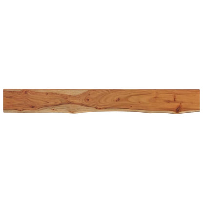 Wall Shelf 180x20x3.8 cm Rectangular Solid Wood Acacia Live Edge