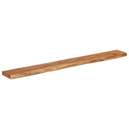 Wall Shelf 180x20x3.8 cm Rectangular Solid Wood Acacia Live Edge