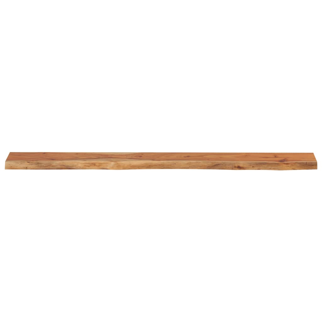 Wall Shelf 180x20x3.8 cm Rectangular Solid Wood Acacia Live Edge