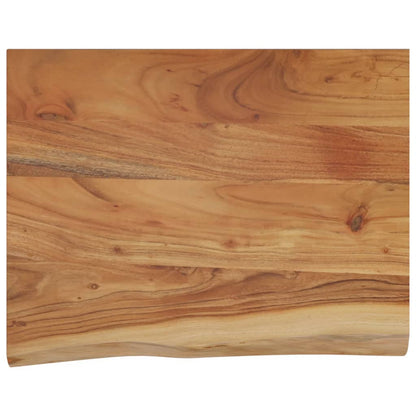 Wall Shelf 40x30x3.8 cm Rectangular Solid Wood Acacia Live Edge