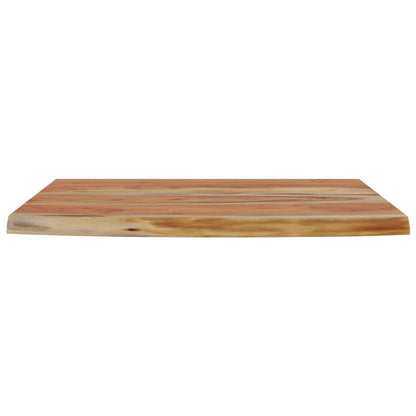 Wall Shelf 70x40x3.8 cm Rectangular Solid Wood Acacia Live Edge