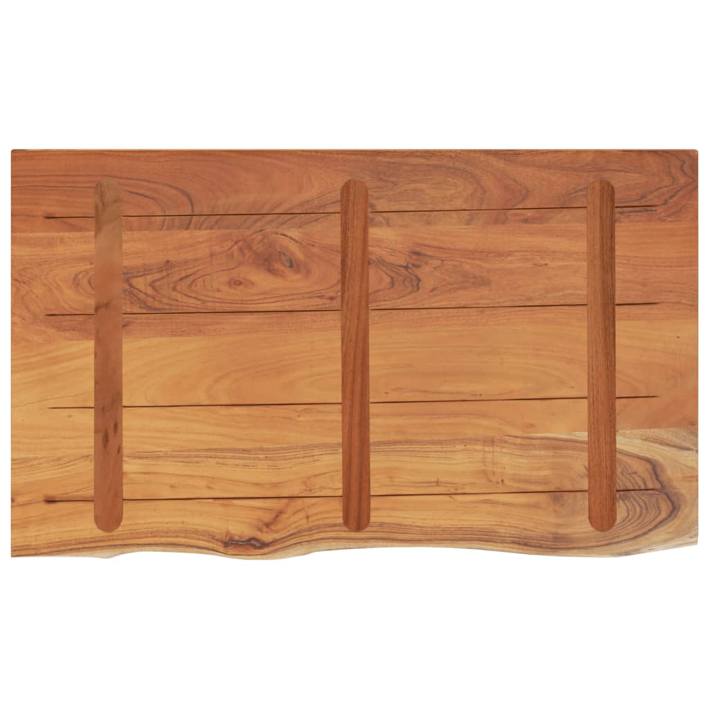 Bathroom Countertop 110x60x3,8 cm Rectangular Solid Wood Acacia