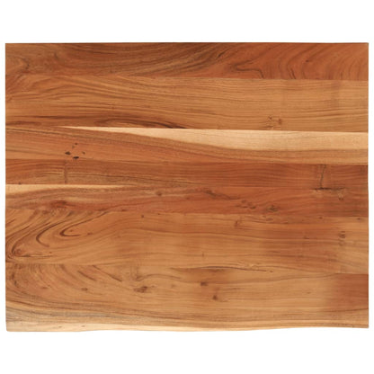 Desk Top 110x80x3.8 cm Rectangular Solid Wood Acacia Live Edge