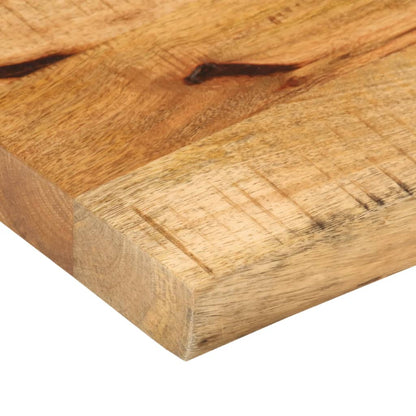 Table Top 50x20x2.5 cm Live Edge Solid Wood Rough Mango