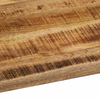Table Top 100x80x2.5 cm Live Edge Solid Wood Rough Mango