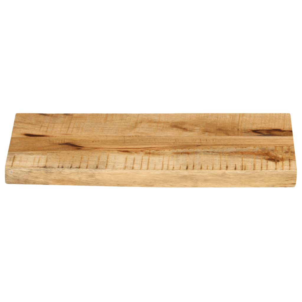 Table Top 40x20x3.8 cm Live Edge Solid Wood Rough Mango