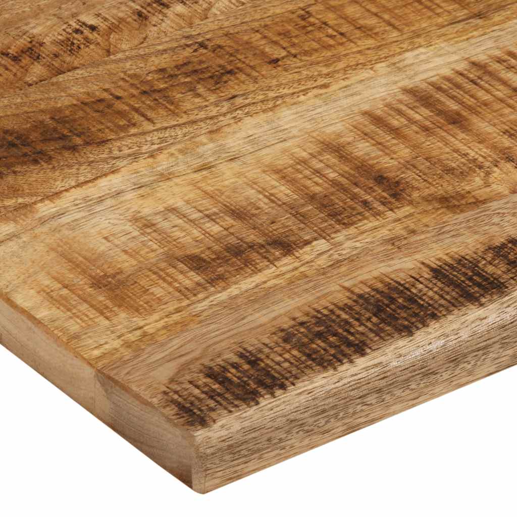 Table Top 100x80x3.8 cm Live Edge Solid Wood Rough Mango