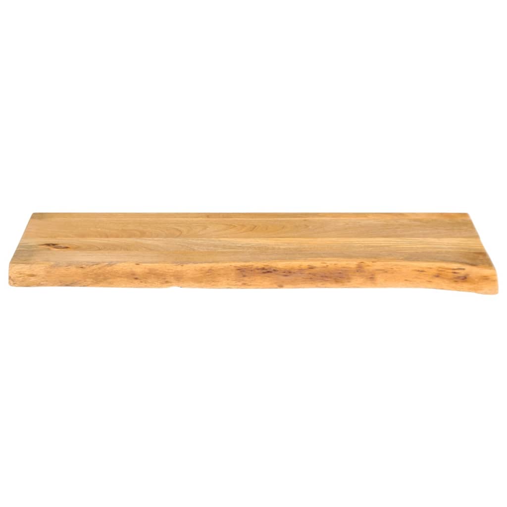 Table Top Live Edge 80x20x2,5 cm Solid Wood Mango