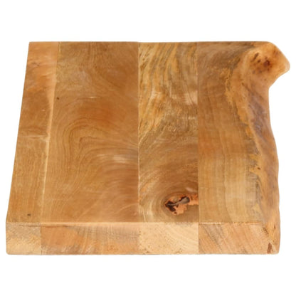 Table Top Live Edge 80x20x2,5 cm Solid Wood Mango