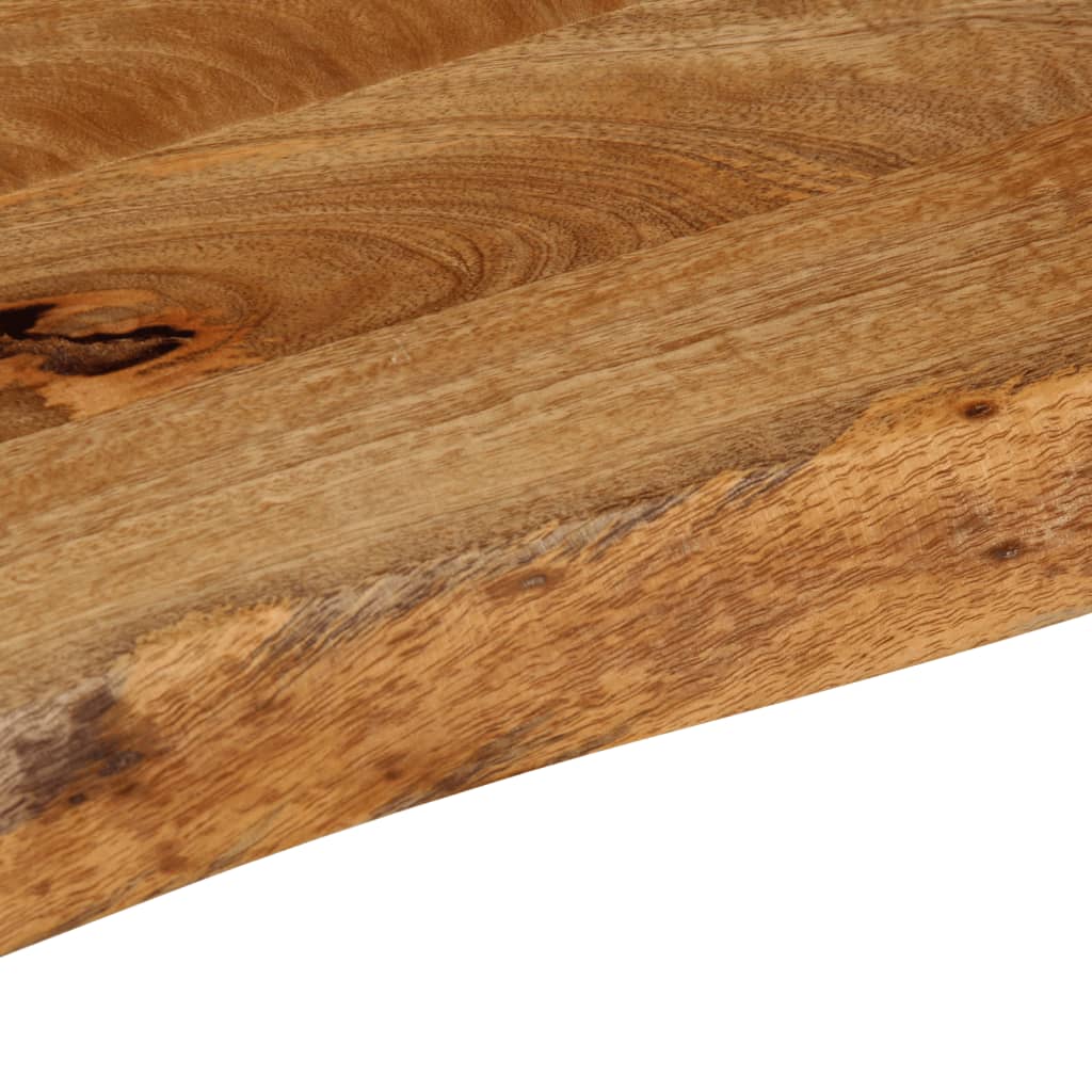 Table Top Live Edge 80x20x2,5 cm Solid Wood Mango