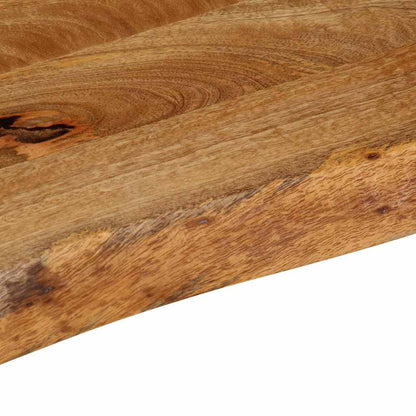 Table Top Live Edge 90x40x2,5 cm Solid Wood Mango