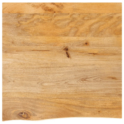 Table Top Live Edge 60x60x2.5 cm Solid Wood Mango