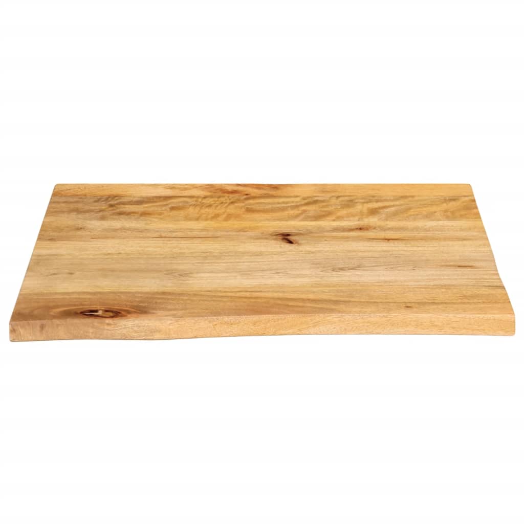 Table Top Live Edge 60x60x2.5 cm Solid Wood Mango