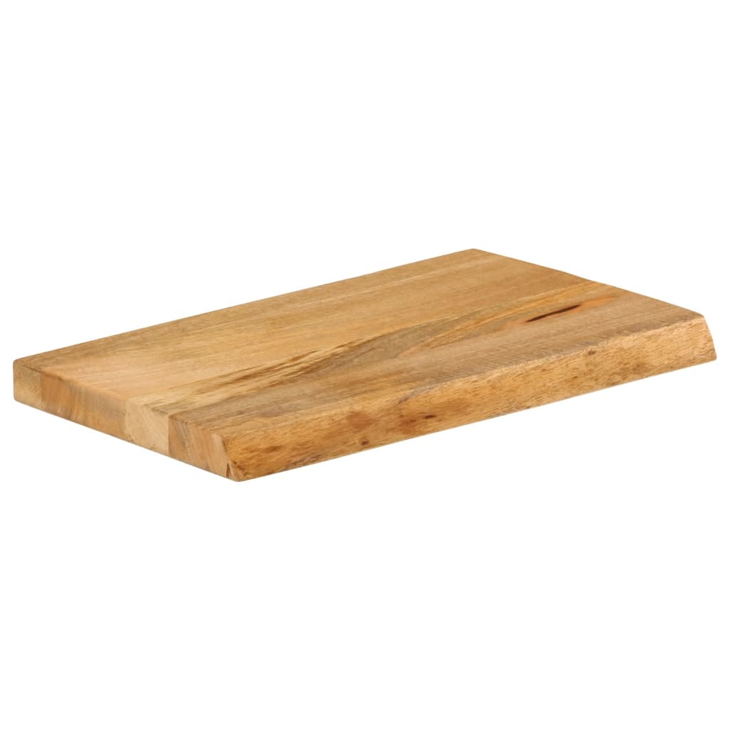 Table Top Live Edge 60x20x3.8 cm Solid Wood Mango