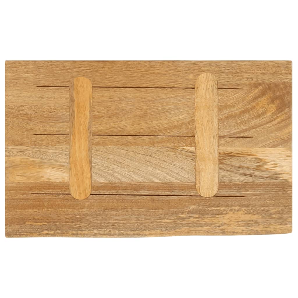 Table Top Live Edge 60x20x3.8 cm Solid Wood Mango