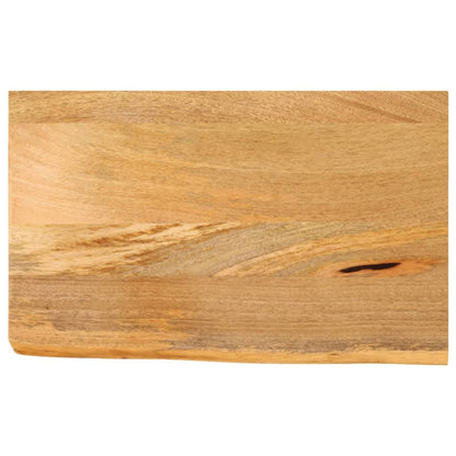 Table Top Live Edge 50x40x3.8 cm Solid Wood Mango