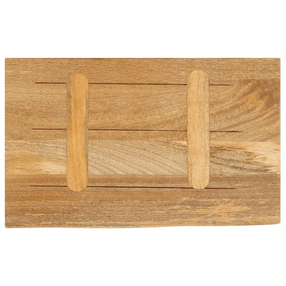 Table Top Live Edge 50x40x3.8 cm Solid Wood Mango