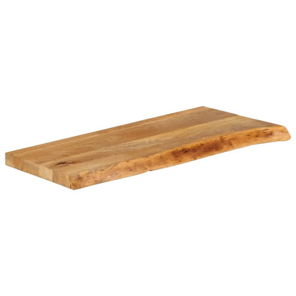 Table Top Live Edge 80x40x3.8 cm Solid Wood Mango