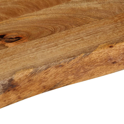 Table Top Live Edge 80x40x3.8 cm Solid Wood Mango