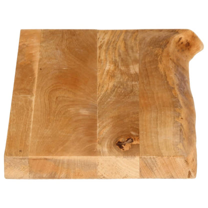 Table Top Live Edge 90x40x3.8 cm Solid Wood Mango