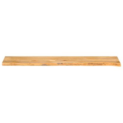Table Top Live Edge 140x40x3.8 cm Solid Wood Mango