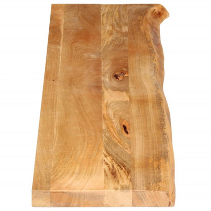 Table Top Live Edge 140x40x3.8 cm Solid Wood Mango