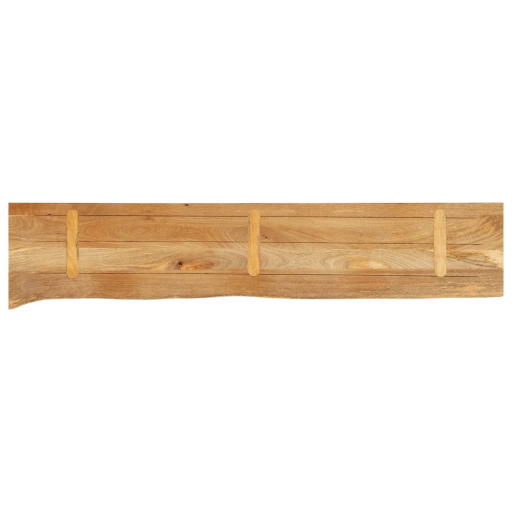 Table Top Live Edge 140x40x3.8 cm Solid Wood Mango