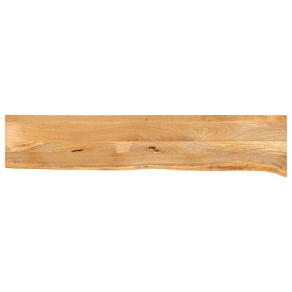 Table Top Live Edge 160x40x3.8 cm Solid Wood Mango