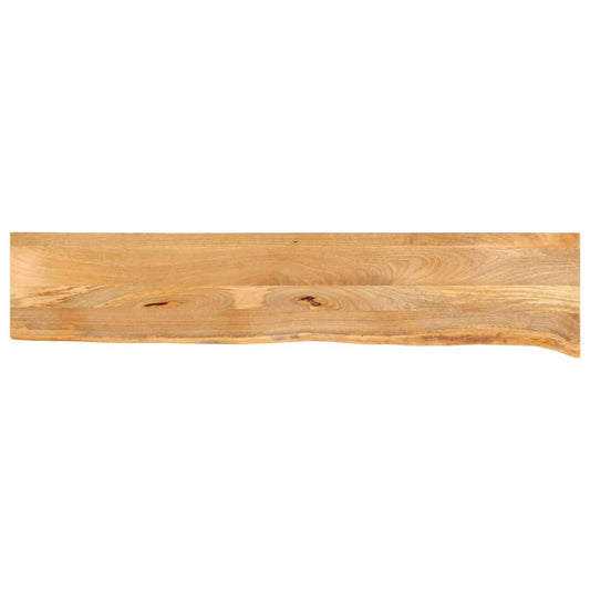 Table Top Live Edge 160x40x3.8 cm Solid Wood Mango