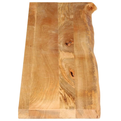 Table Top Live Edge 160x40x3.8 cm Solid Wood Mango