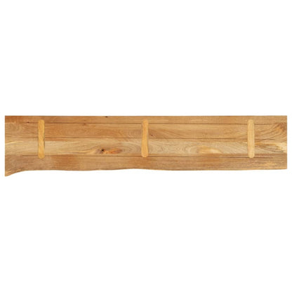 Table Top Live Edge 180x40x3.8 cm Solid Wood Mango