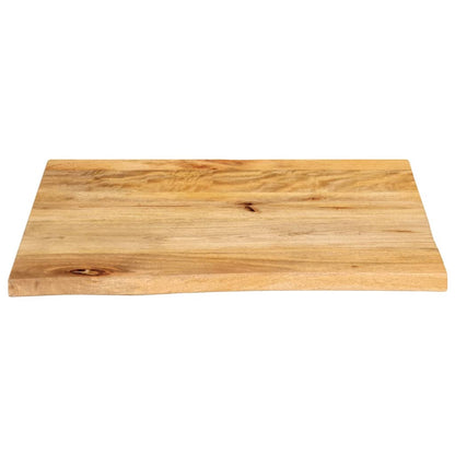 Table Top Live Edge 60x60x3.8 cm Solid Wood Mango