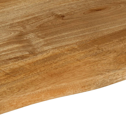 Table Top Live Edge 80x60x3.8 cm Solid Wood Mango