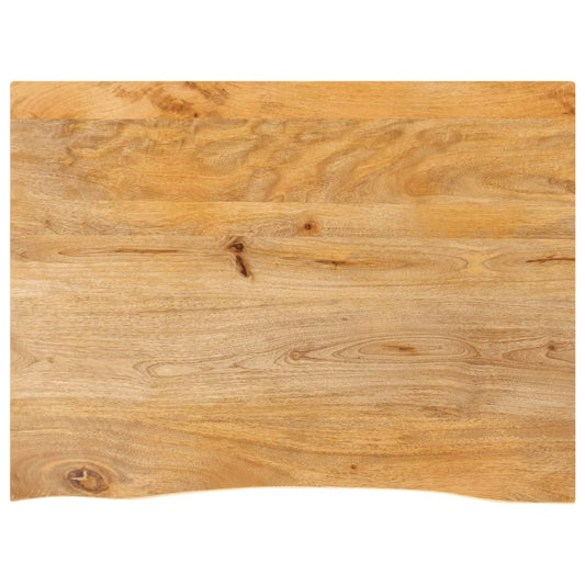 Table Top Live Edge 90x60x3.8 cm Solid Wood Mango