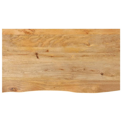 Table Top Live Edge 120x60x3.8 cm Solid Wood Mango