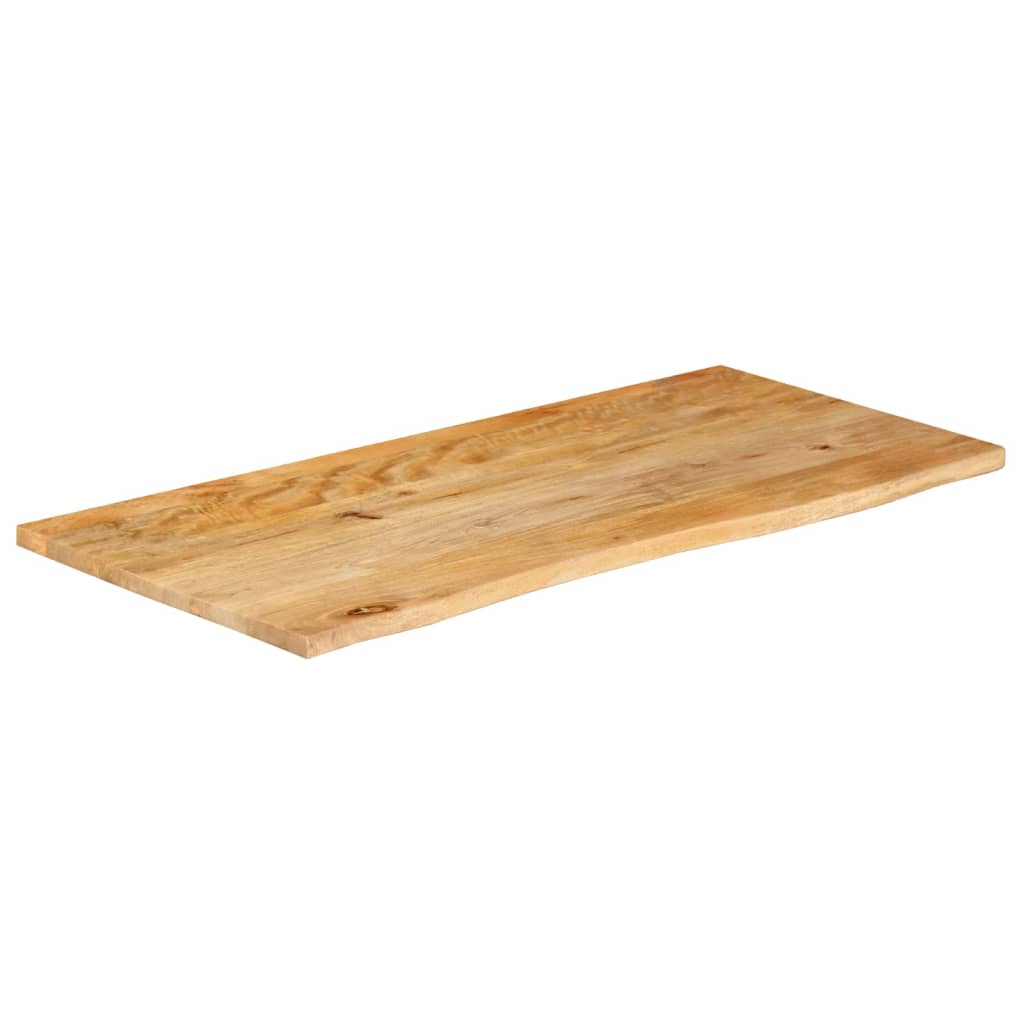 Table Top Live Edge 120x60x3.8 cm Solid Wood Mango