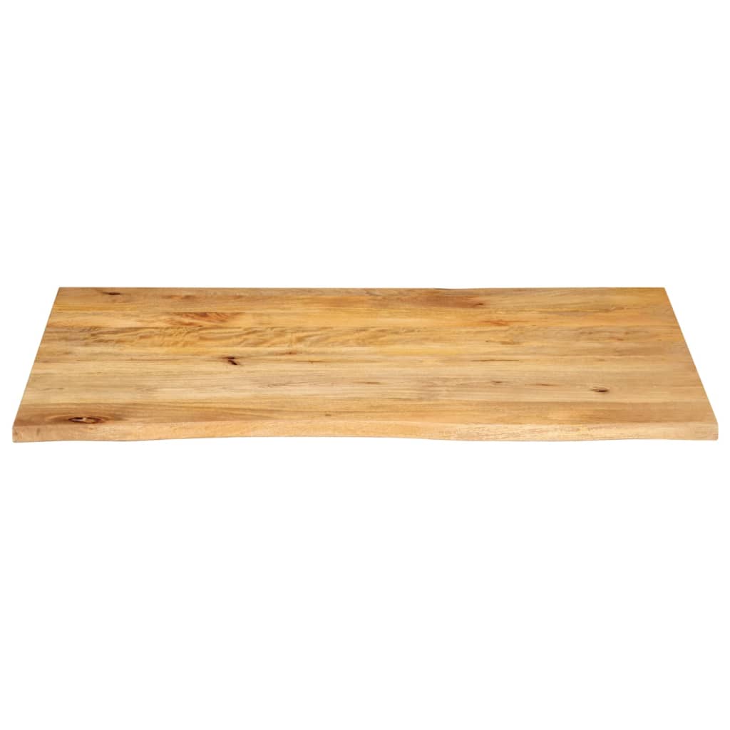 Table Top Live Edge 120x60x3.8 cm Solid Wood Mango
